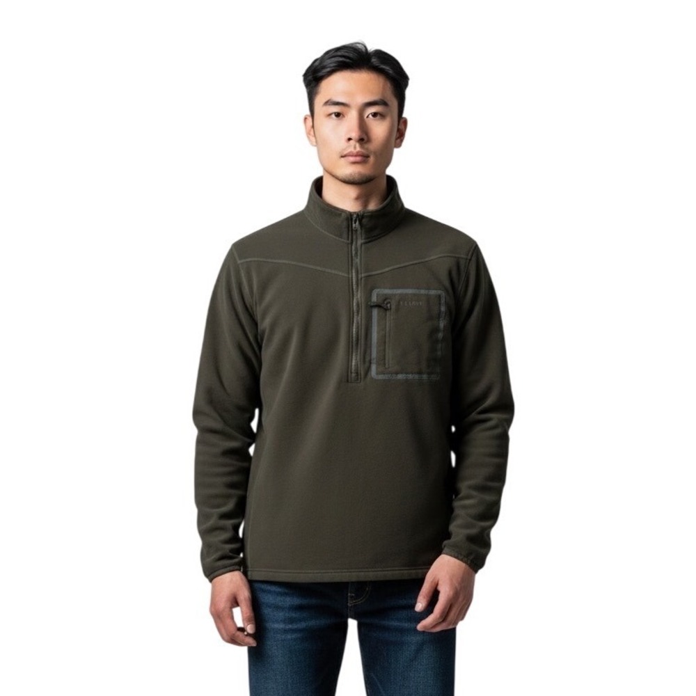 Filson Mens Fleece Quarter Zip Pullover
